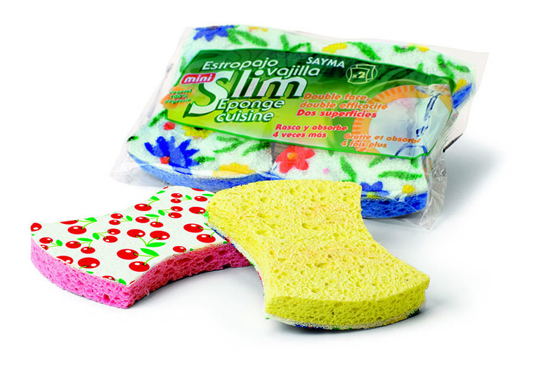 Ref. 737 - 2 Estropajos vegetales mini slim